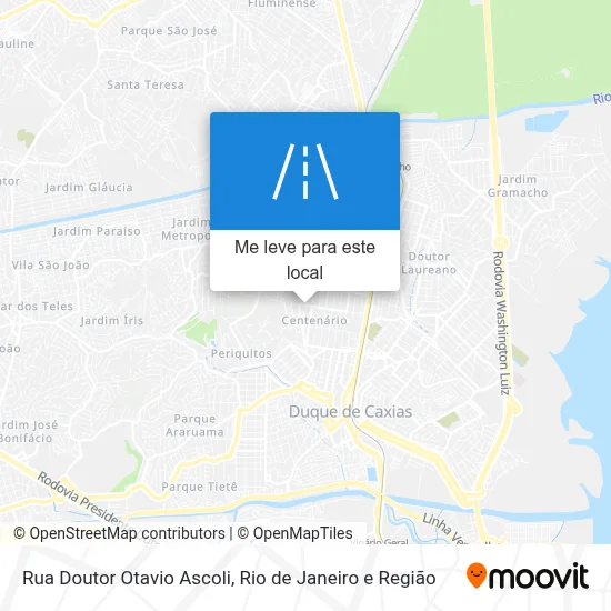 Rua Doutor Otavio Ascoli mapa