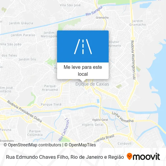 Rua Edmundo Chaves Filho mapa