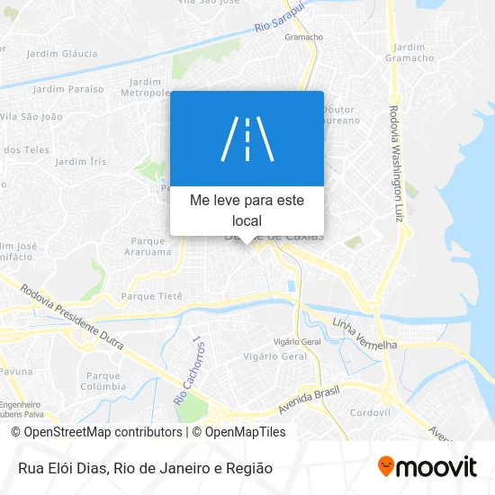 Rua Elói Dias mapa