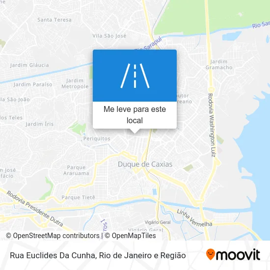 Rua Euclides Da Cunha mapa
