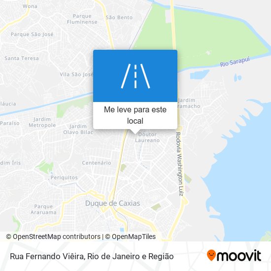 Rua Fernando Viêira mapa