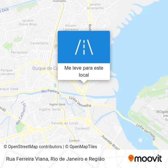 Rua Ferreira Viana mapa