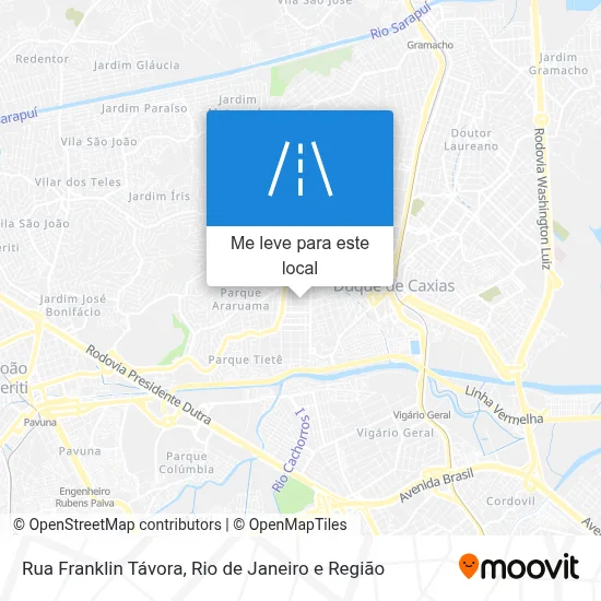 Rua Franklin Távora mapa