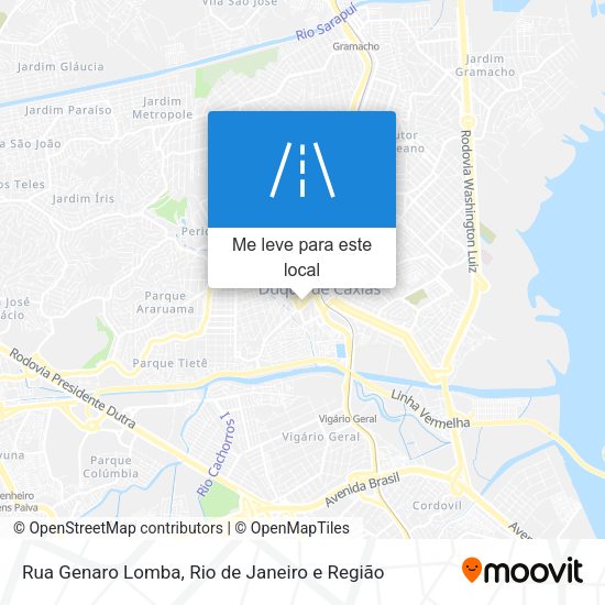 Rua Genaro Lomba mapa