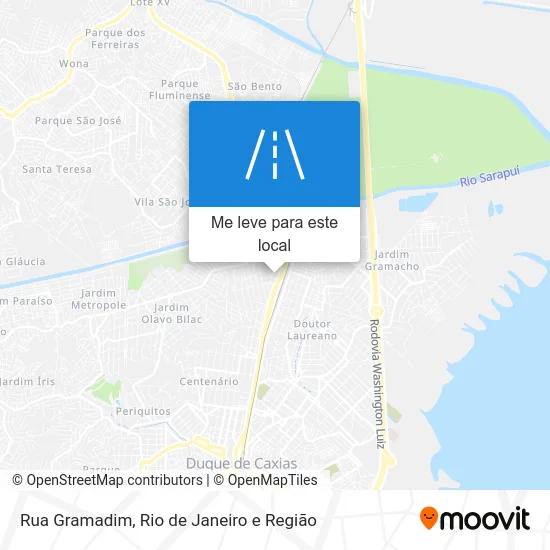 Rua Gramadim mapa