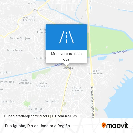 Rua Iguaba mapa