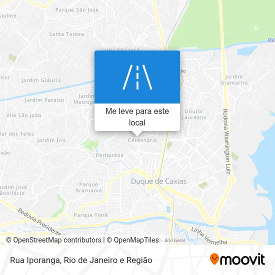 Rua Iporanga mapa