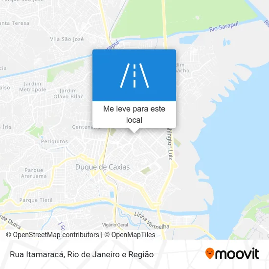 Rua Itamaracá mapa