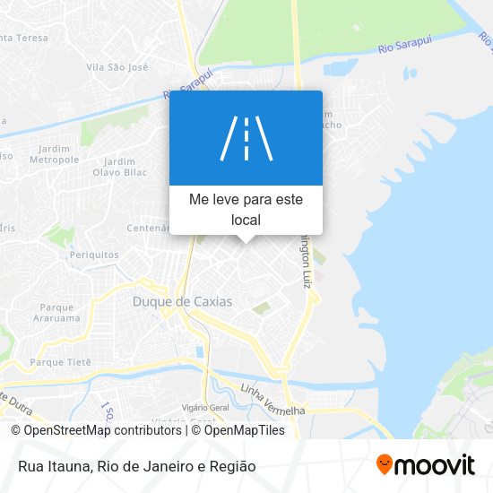 Rua Itauna mapa