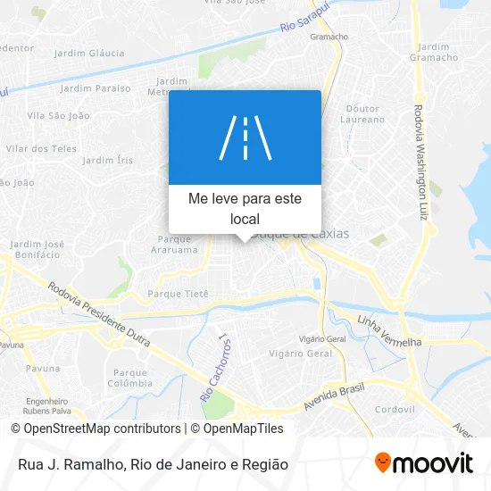 Rua J. Ramalho mapa