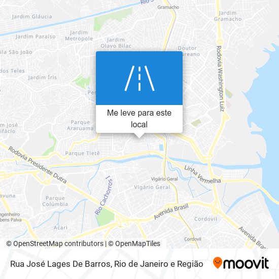 Rua José Lages De Barros mapa