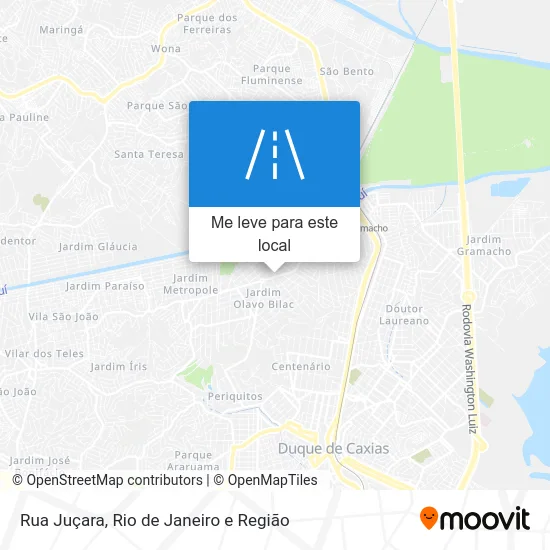 Rua Juçara mapa