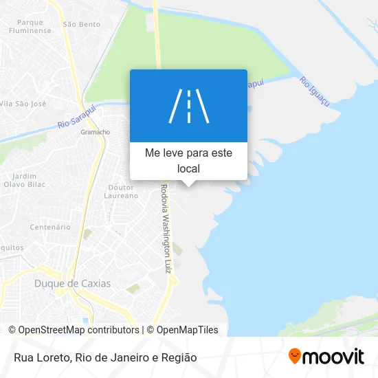 Rua Loreto mapa