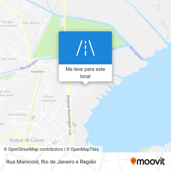 Rua Manicoré mapa