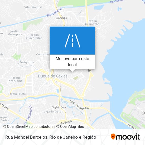 Rua Manoel Barcelos mapa