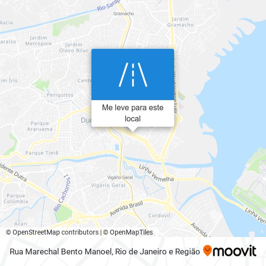 Rua Marechal Bento Manoel mapa