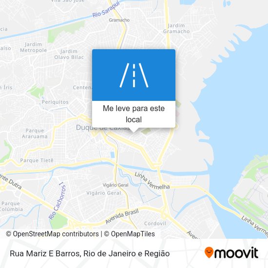 Rua Mariz E Barros mapa