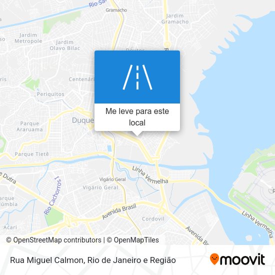 Rua Miguel Calmon mapa