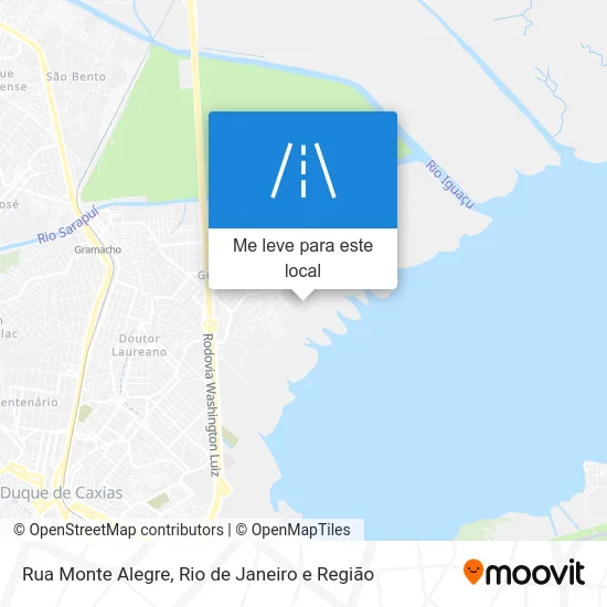 Rua Monte Alegre mapa