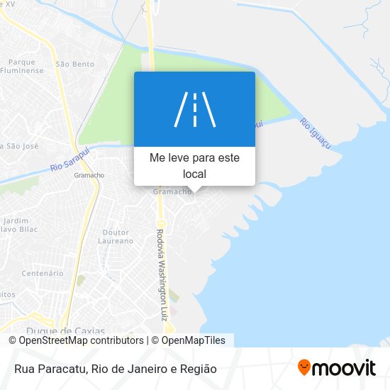 Rua Paracatu mapa
