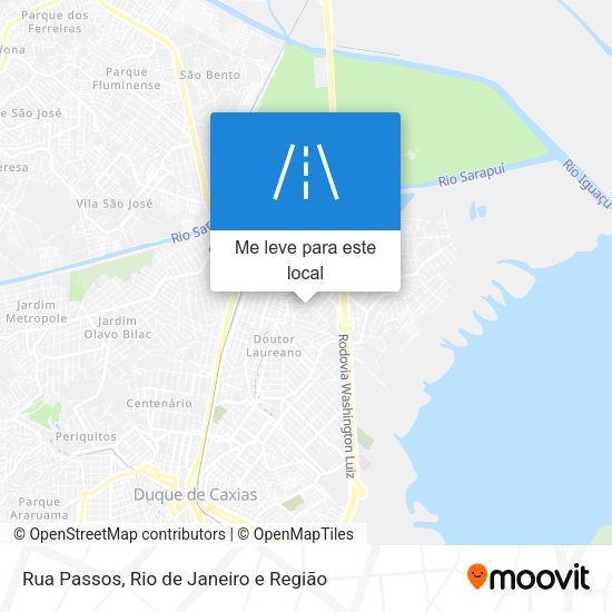 Rua Passos mapa