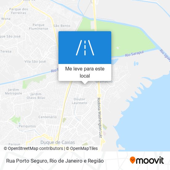 Rua Porto Seguro mapa