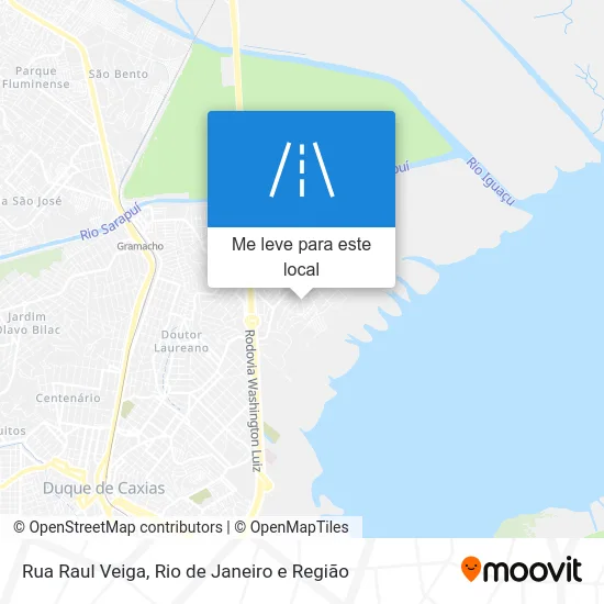 Rua Raul Veiga mapa
