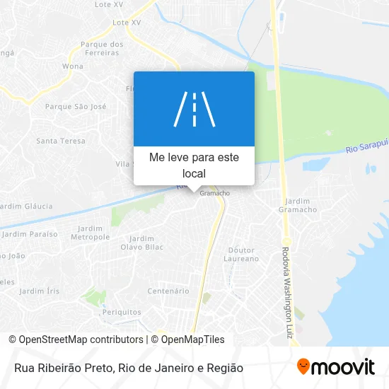 Rua Ribeirão Preto mapa