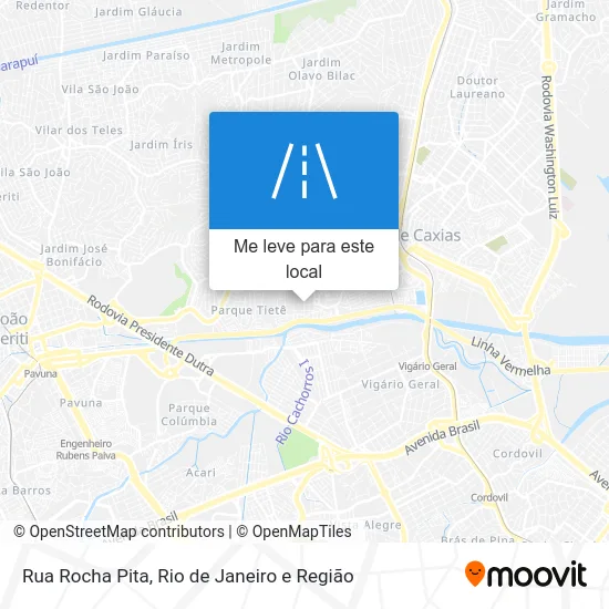 Rua Rocha Pita mapa