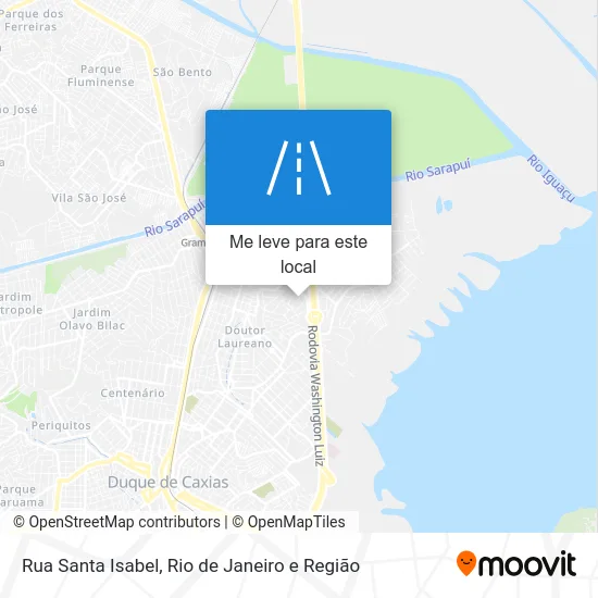 Rua Santa Isabel mapa
