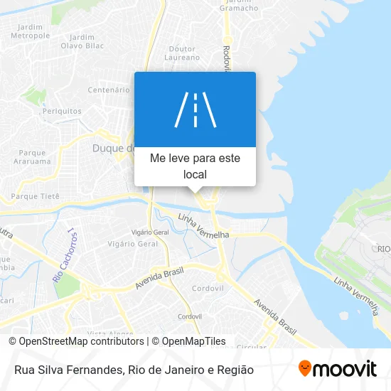 Rua Silva Fernandes mapa