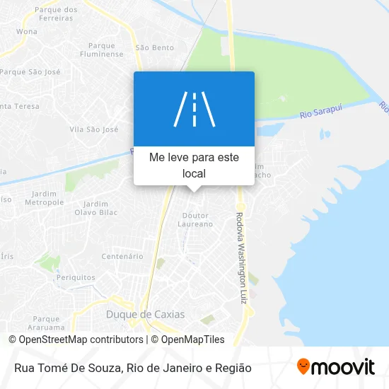 Rua Tomé De Souza mapa