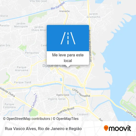 Rua Vasco Alves mapa