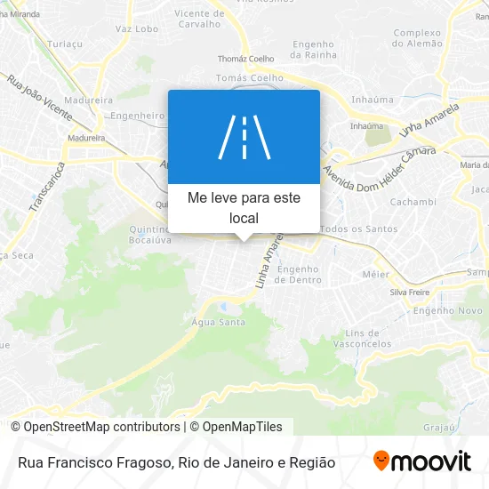 Rua Francisco Fragoso mapa
