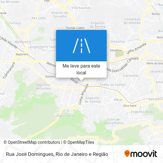 Rua José Domingues mapa
