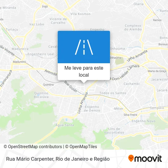 Rua Mário Carpenter mapa