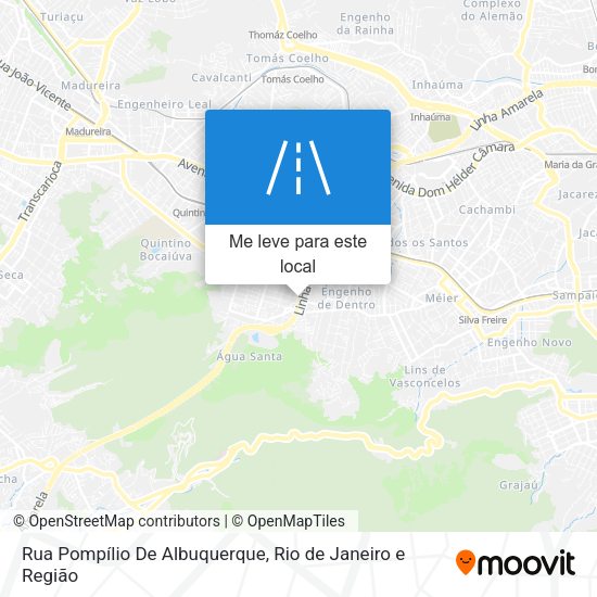 Rua Pompílio De Albuquerque mapa