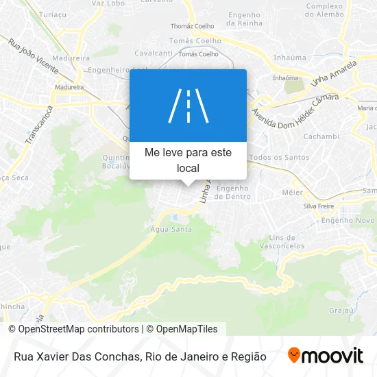 Rua Xavier Das Conchas mapa