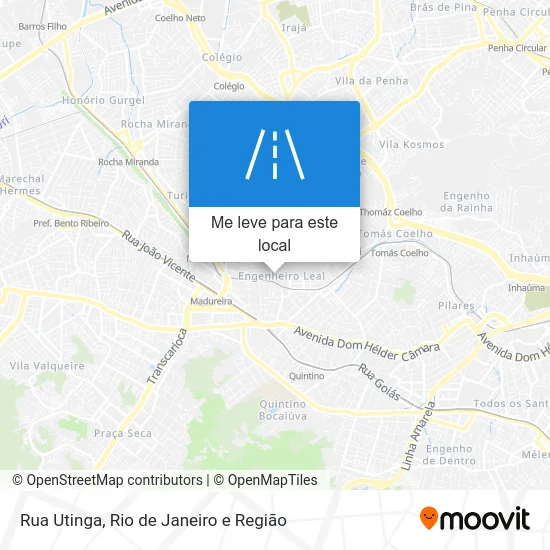 Rua Utinga mapa