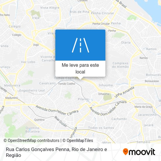 Rua Carlos Gonçalves Penna mapa