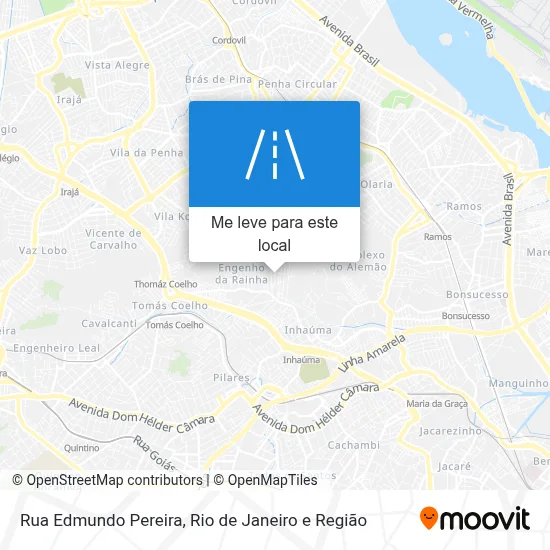 Rua Edmundo Pereira mapa