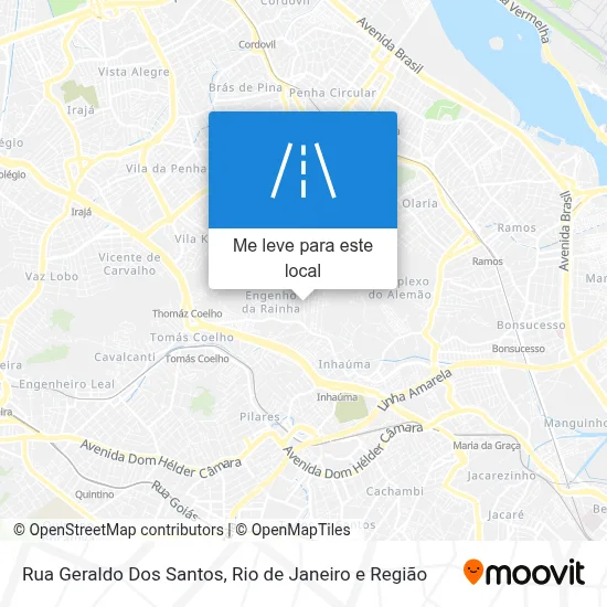Rua Geraldo Dos Santos mapa