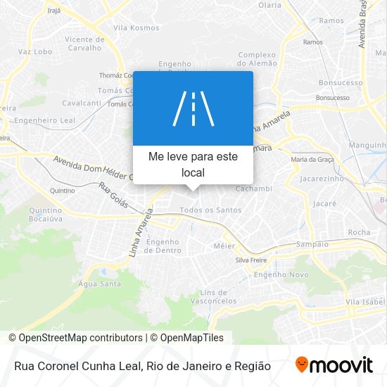 Rua Coronel Cunha Leal mapa