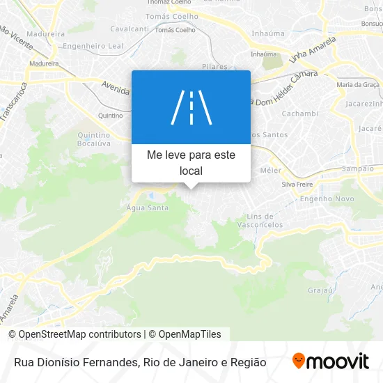 Rua Dionísio Fernandes mapa