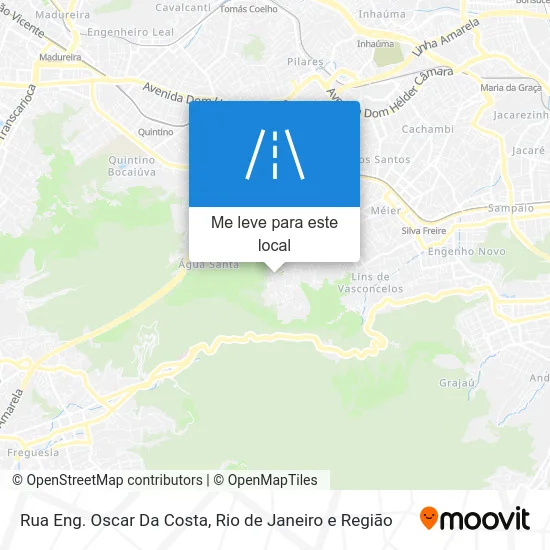 Rua Eng. Oscar Da Costa mapa