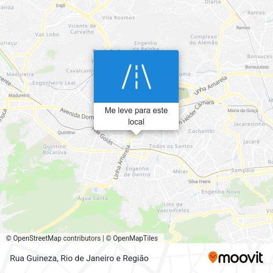 Rua Guineza mapa