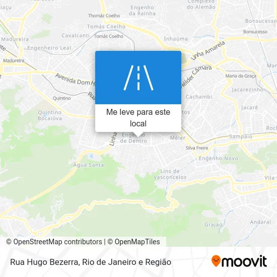 Rua Hugo Bezerra mapa