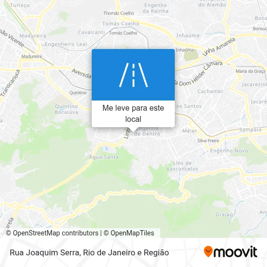 Rua Joaquim Serra mapa