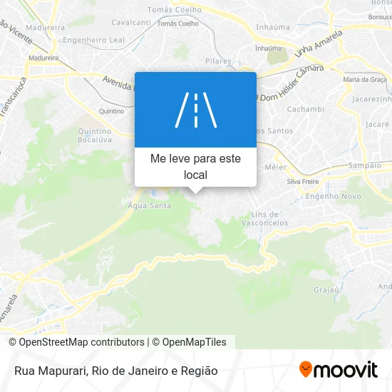Rua Mapurari mapa