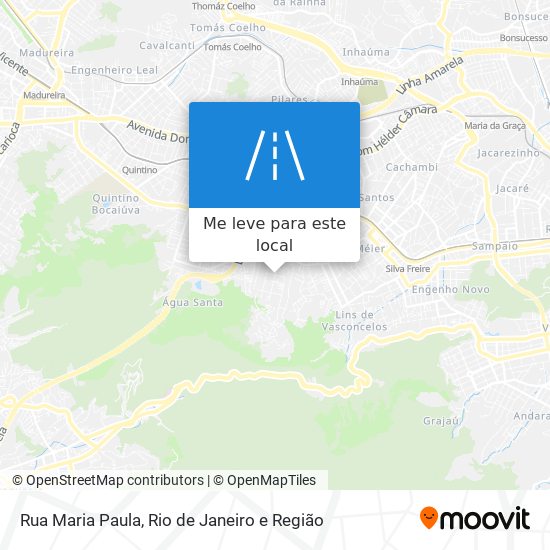 Rua Maria Paula mapa